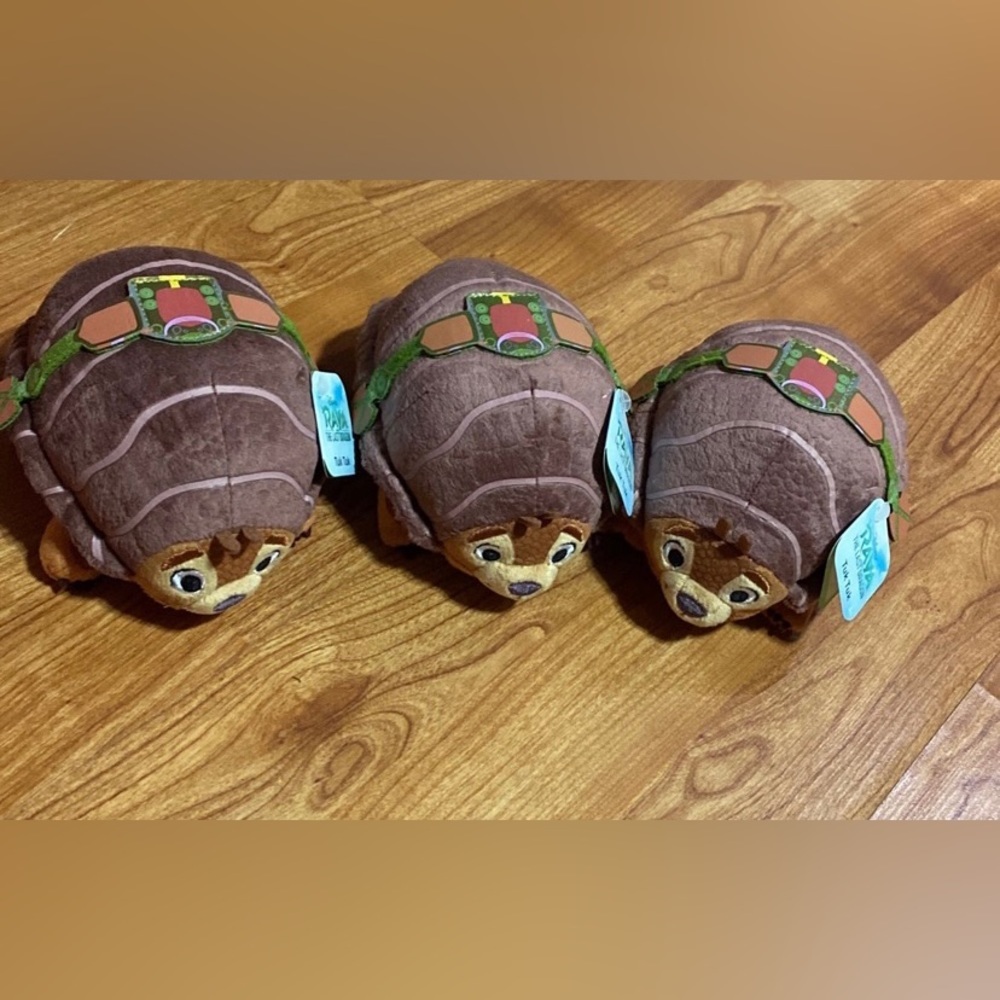 New lot of 3 Disney Raya And The Last Dragon Tuk Tuk 6” Plush Stuffed Toy 2020